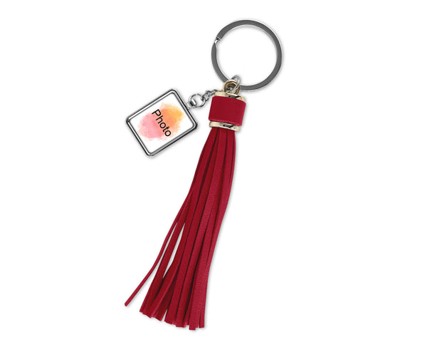 Keychain • Fringe Tassel • Photo Personalization • Keepsake