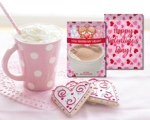 Valentine's Hot Cocoa Wrappers •  You Warm My Heart